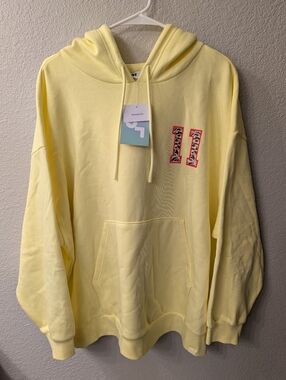JoyLab Butter Yellow Super Plush Comfy Hoodie Sweatshirt Size XXL